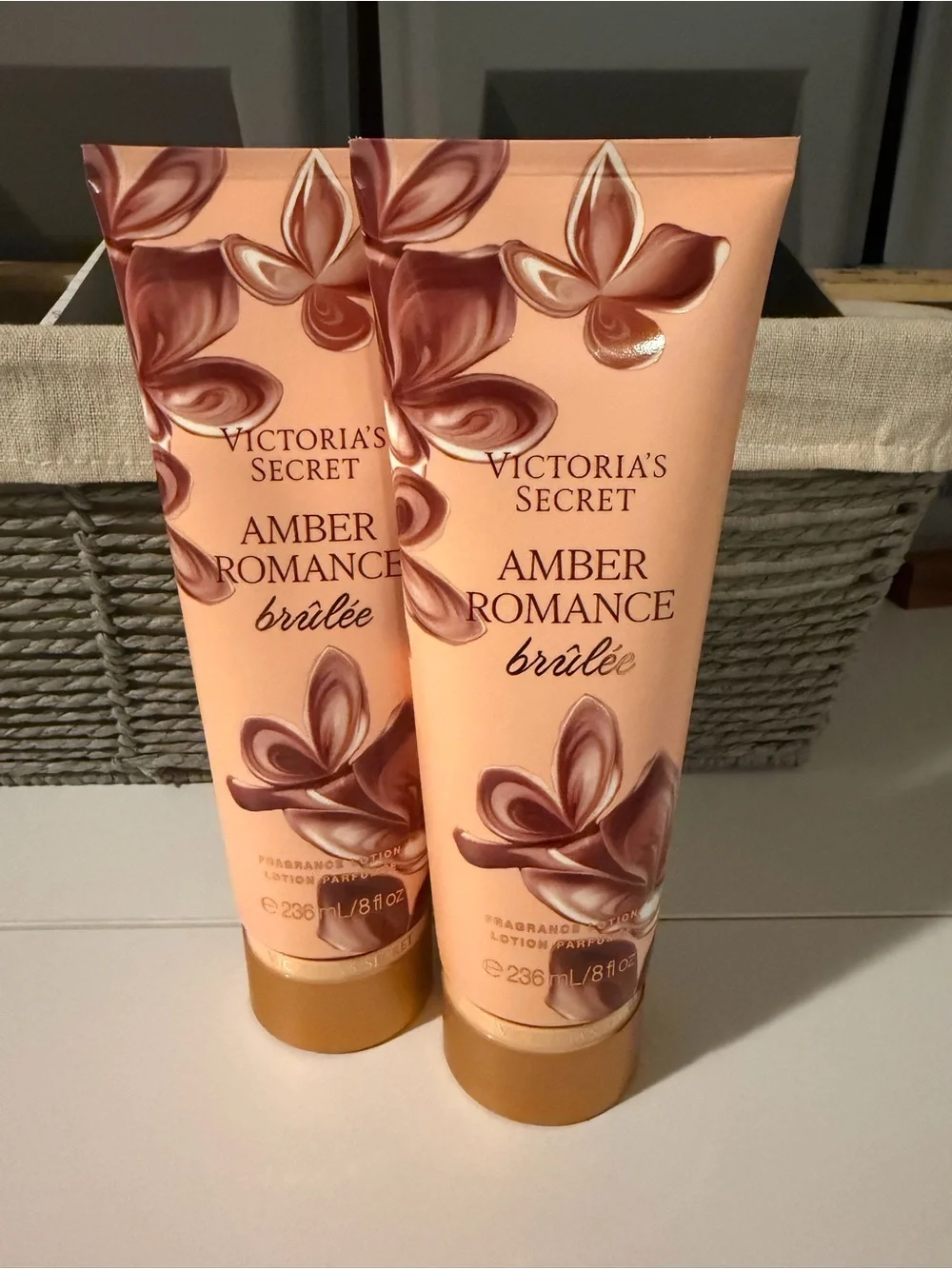 Victoria's Secret Amber Romance Brûlée Set of 2. NWT